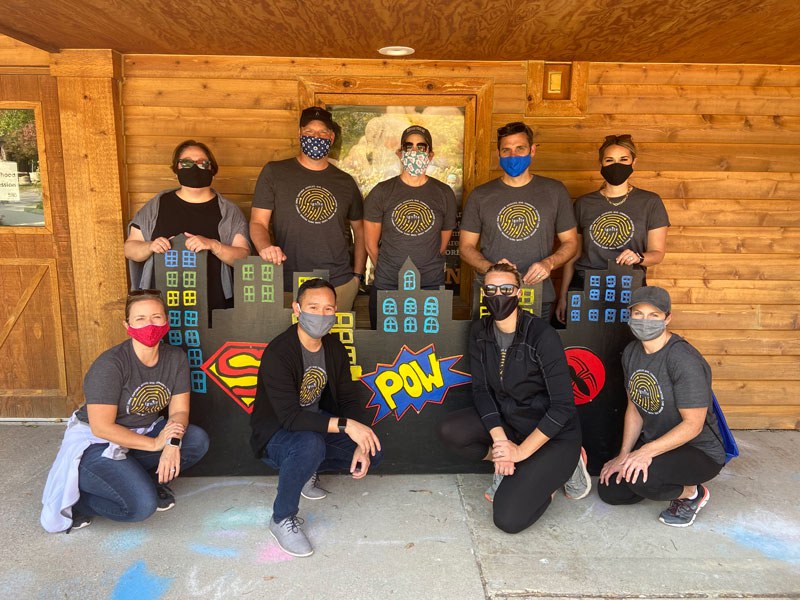 Corporate volunteers